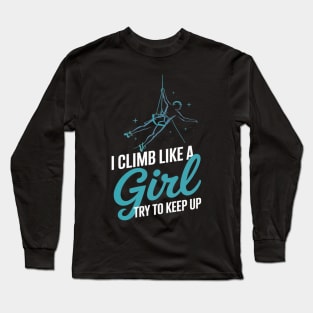 Aerialist Aerial Silk Acrobatics & Aerial Yoga Long Sleeve T-Shirt